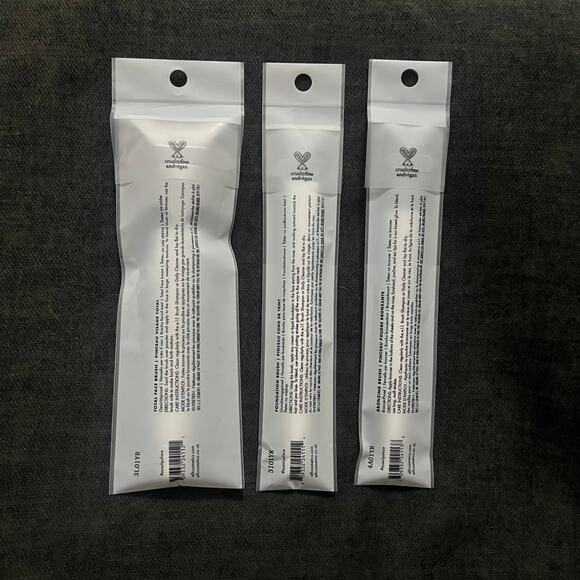 e.l.f. - Lot of 3 Makeup Brushes (Total Face, Foundation, Angled Bronzing) - NIB - Picture 2 of 5